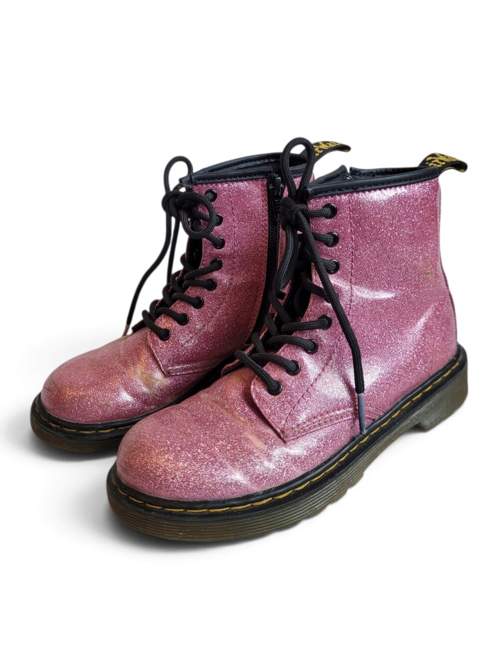Dr Martens 1460 Glitter Pink Chelsea Boots Girls 33 / 2